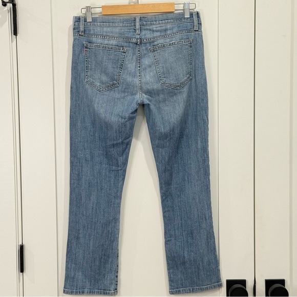Current/Elliott X Hatch The New Maternity Kick Flare Crop Halley Jeans 28 Chic - Picture 6 of 12